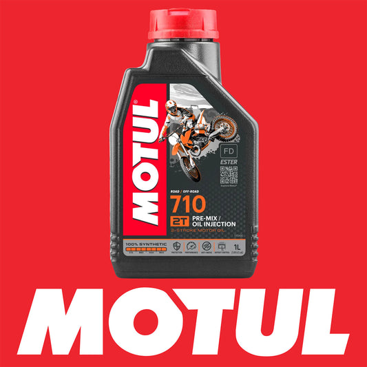 MOTUL 104034 710 2T 2 Stroke Fully Synthetic Motorcycle Engine Oil - 1 Litre