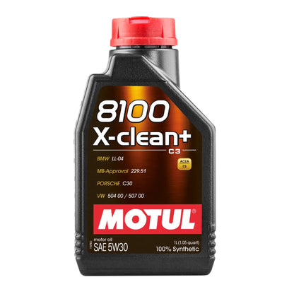 MOTUL 106376 8100 X-CLEAN + 5W-30 Engine Oil - 1 Litre
