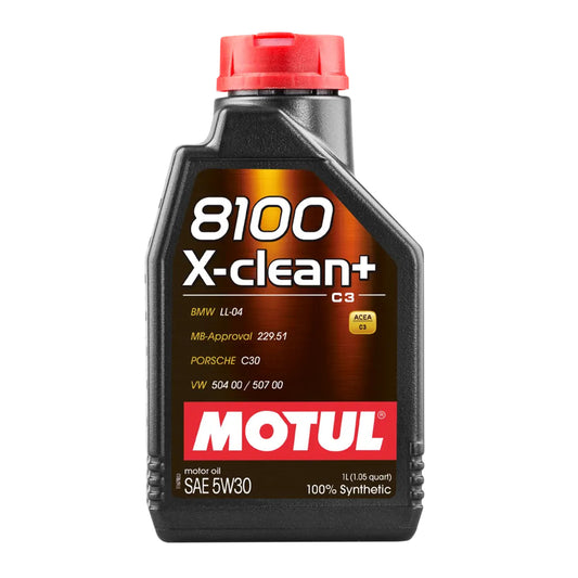 MOTUL 106376 8100 X-CLEAN + 5W-30 Engine Oil - 1 Litre