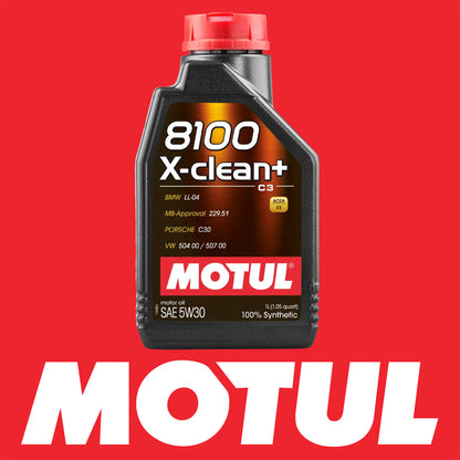 MOTUL 106376 8100 X-CLEAN + 5W-30 Engine Oil - 1 Litre