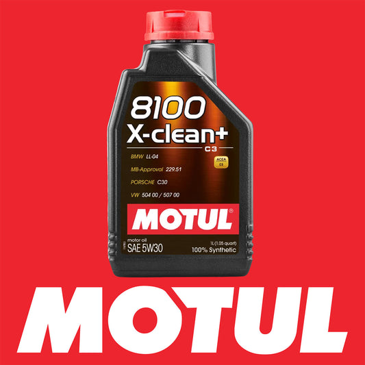 MOTUL 106376 8100 X-CLEAN + 5W-30 Engine Oil - 1 Litre