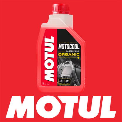 MOTUL 111034 MOTOCOOL FACTORYLINE -35°C Racing RTU Coolant - 1 Litre
