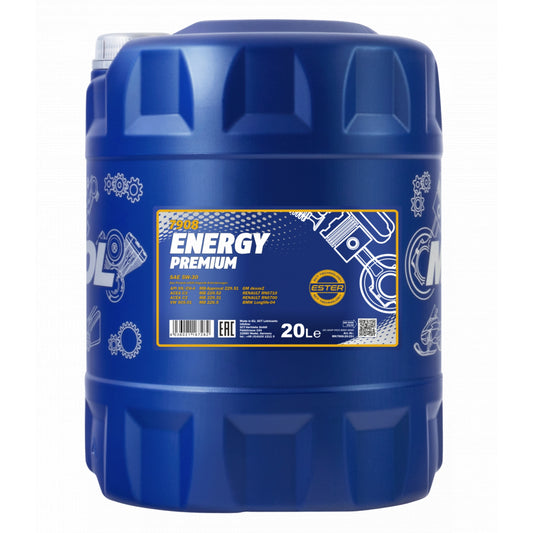 Mannol 7908 Energy Premium 5W-30 C3 Fully Synthetic Engine Oil - 20 Litres/20L