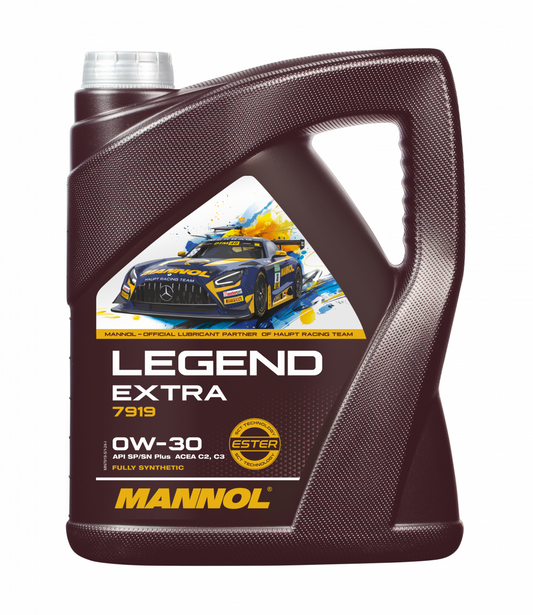 Mannol 7919 Legend Extra 0W-30 Bi-Synthetic Engine Oil - 5 Litres