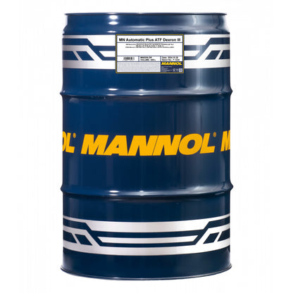 Mannol 8206 ATF Automatic Plus Dexron III Transmission Fluid - 208L