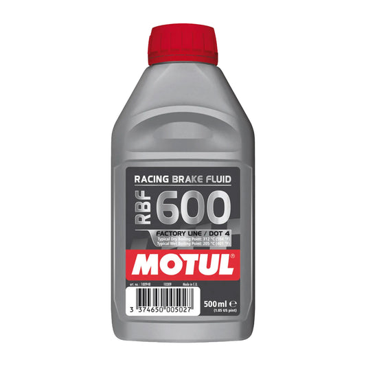 Motul 100948 RBF 600 Factory Line 100% Synthetic Racing Brake Fluid - 500ml