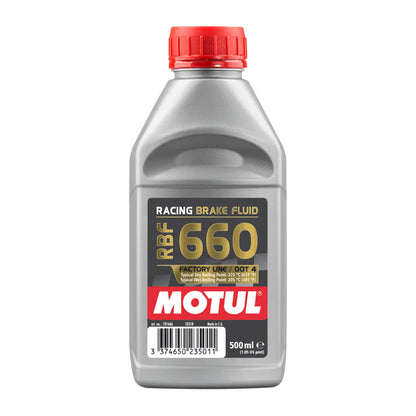 Motul 101666 RBF 660 Factory Line 100% Synthetic Racing Brake Fluid - 500ml