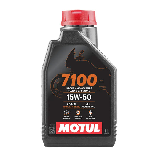 Motul 104298 7100 15W-50 4T Motorcycle Engine Oil - 1 Litre