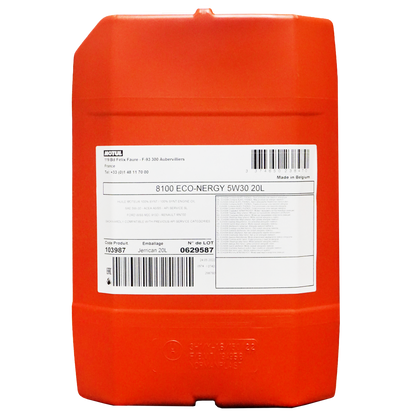 MOTUL 103987 8100 Eco-Nergy 5W-30 Engine Oil - 20 Litres