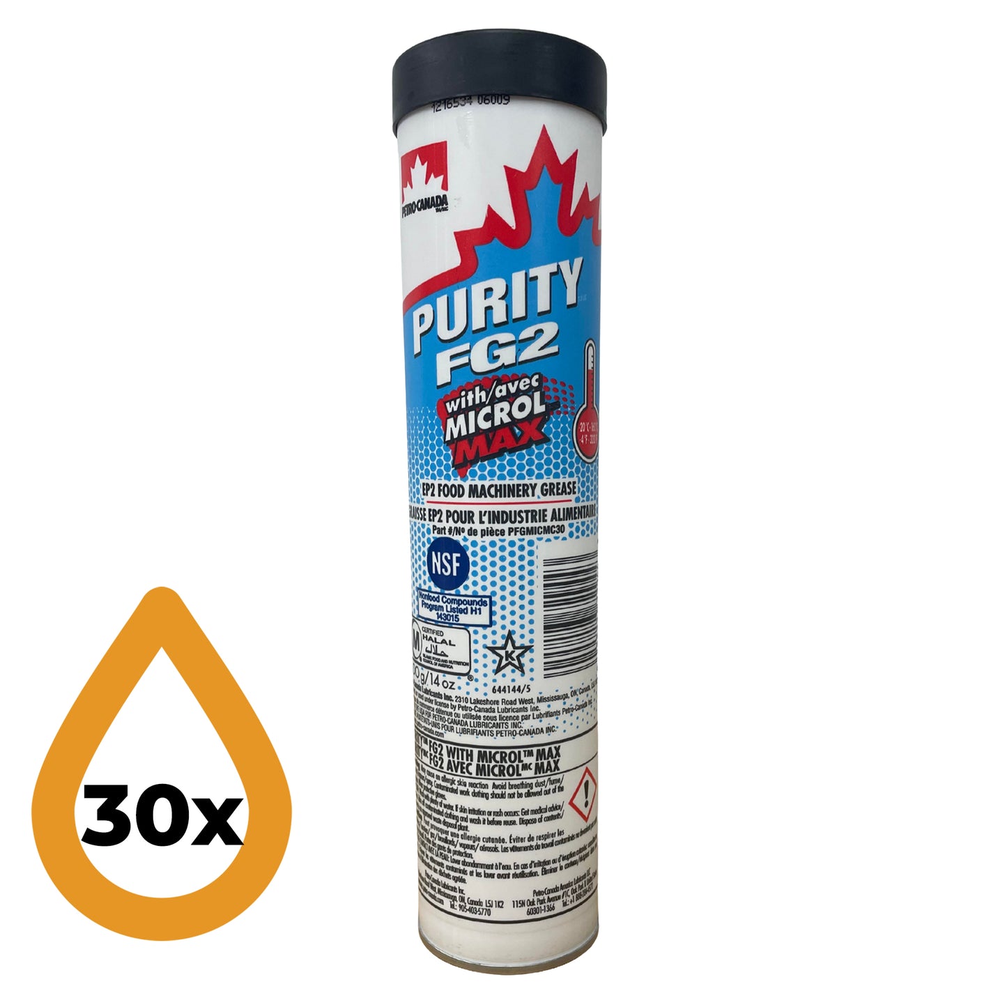Petro-Canada Purity FG2 With Microl Max Food Grade Machinery Grease (30 x 400g)