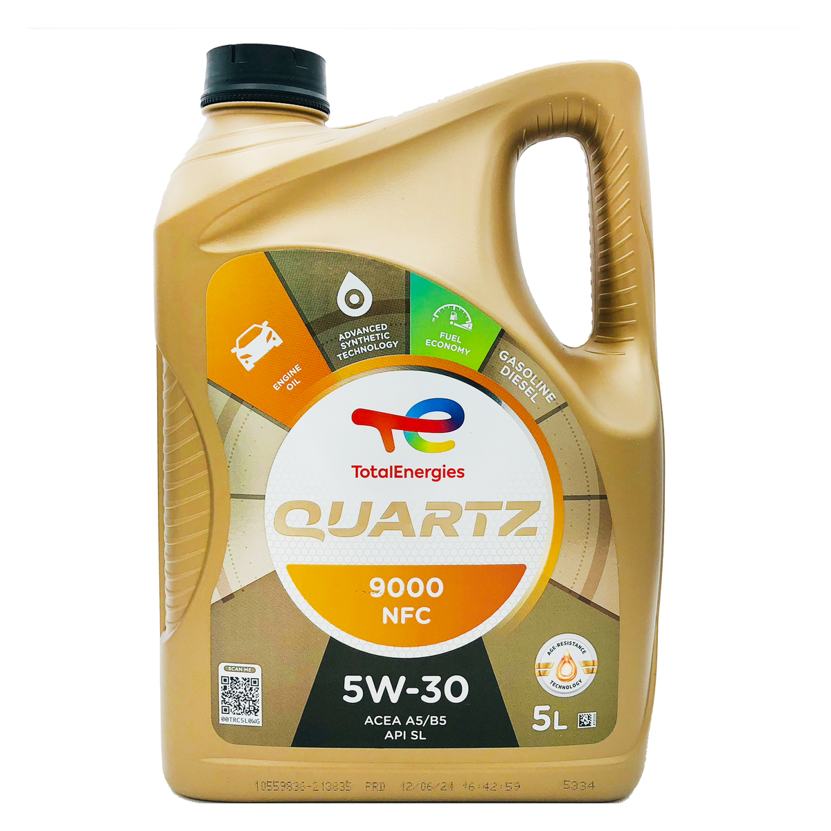TotalEnergies Quartz 9000 NFC 5W-30 Advanced Synthetic Technology Engine Oil (5 Litres)