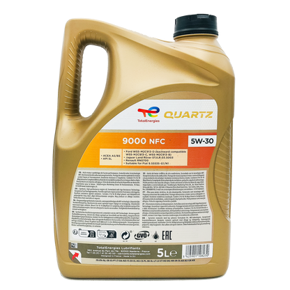TotalEnergies Quartz 9000 NFC 5W-30 Advanced Synthetic Technology Engine Oil (5 Litres)