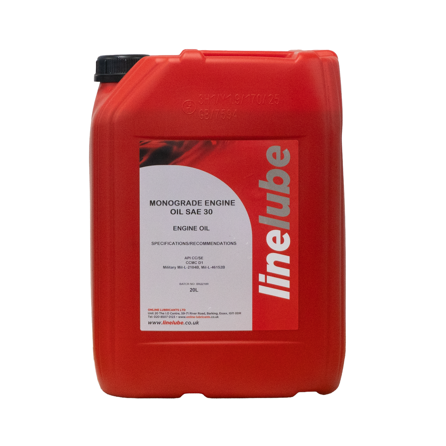 Linelube SAE 30 Monograde Engine Oil (20 Litres)