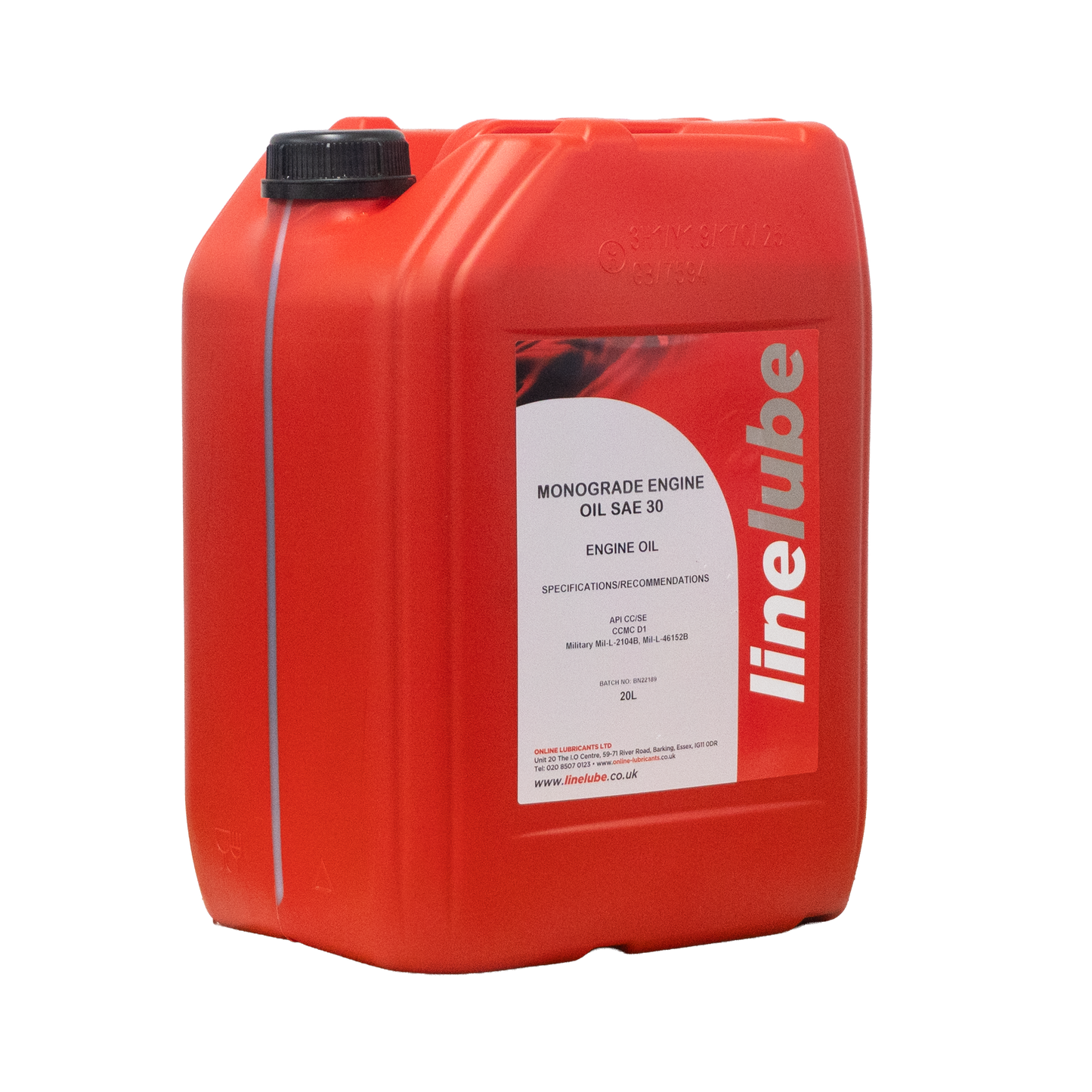 Linelube SAE 30 Monograde Engine Oil (20 Litres)