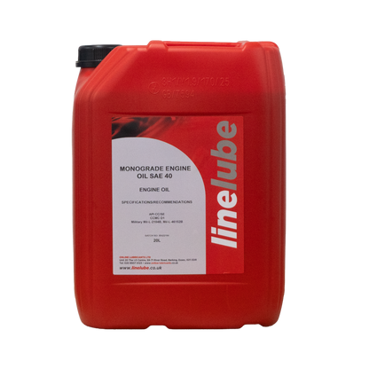 Linelube SAE 40 Monograde Engine Oil (20 Litres)