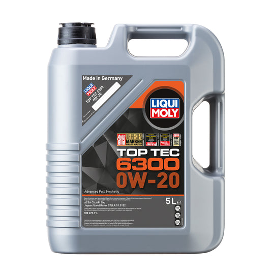 Liqui Moly 21217 Top Tec 6300 0W-20 STJLR.51.5122 Engine Oil - 5 Litres