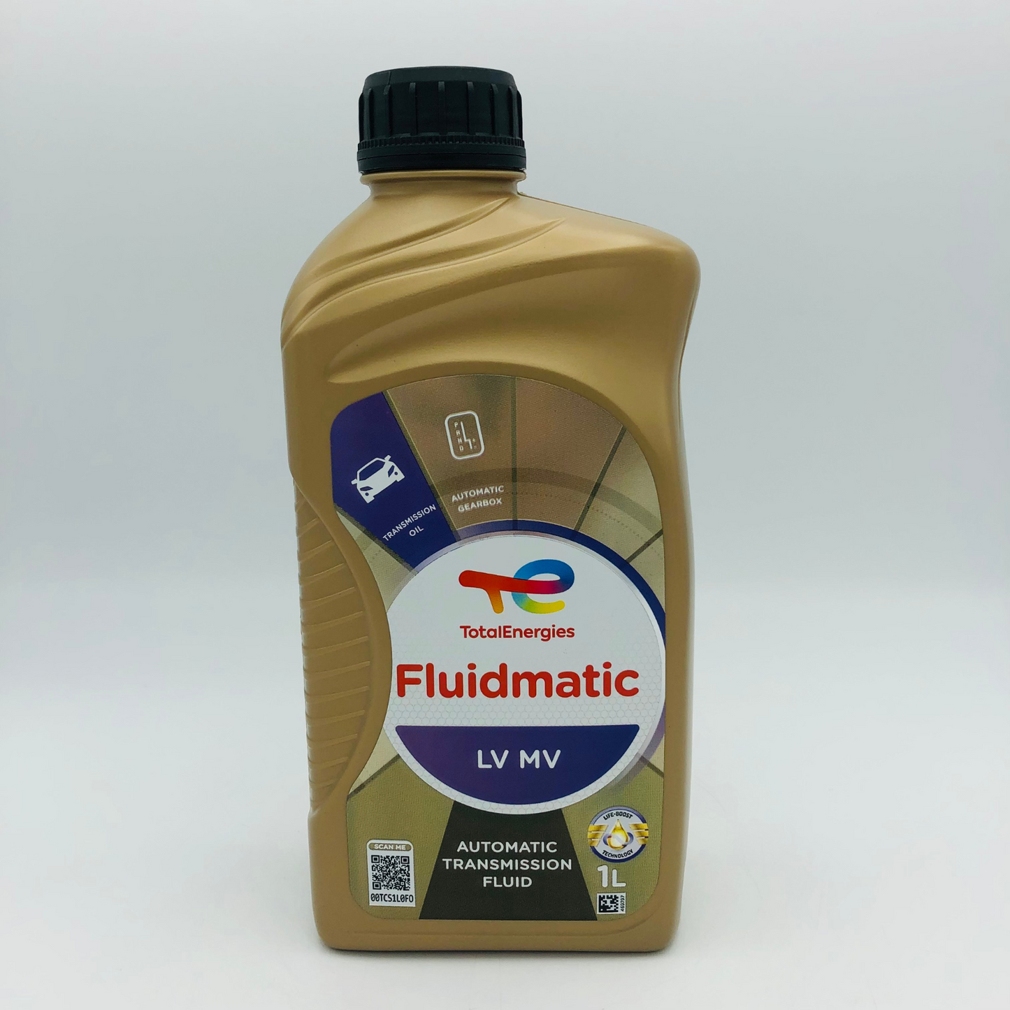 Total Fluidmatic LV MV ATF Synthetic Automatic Transmission Fluid - 1 Litre Front label