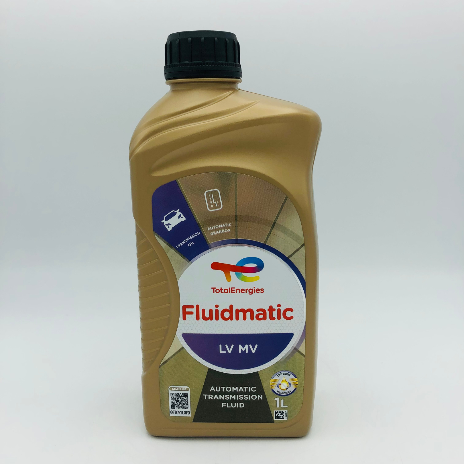 Total Fluidmatic LV MV ATF Synthetic Automatic Transmission Fluid - 1 Litre Front label