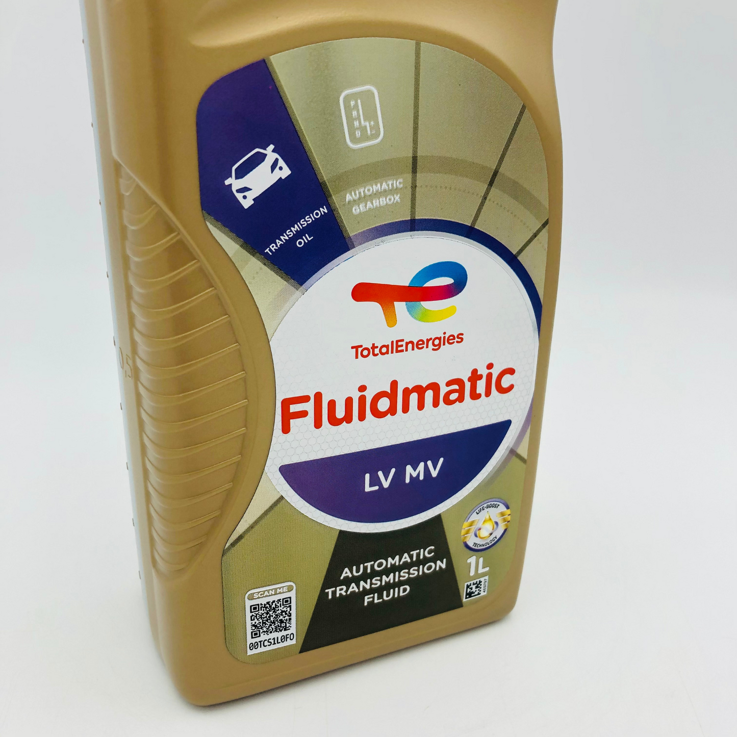 Total Fluidmatic LV MV ATF Synthetic Automatic Transmission Fluid - 1 Litre Side profile 2