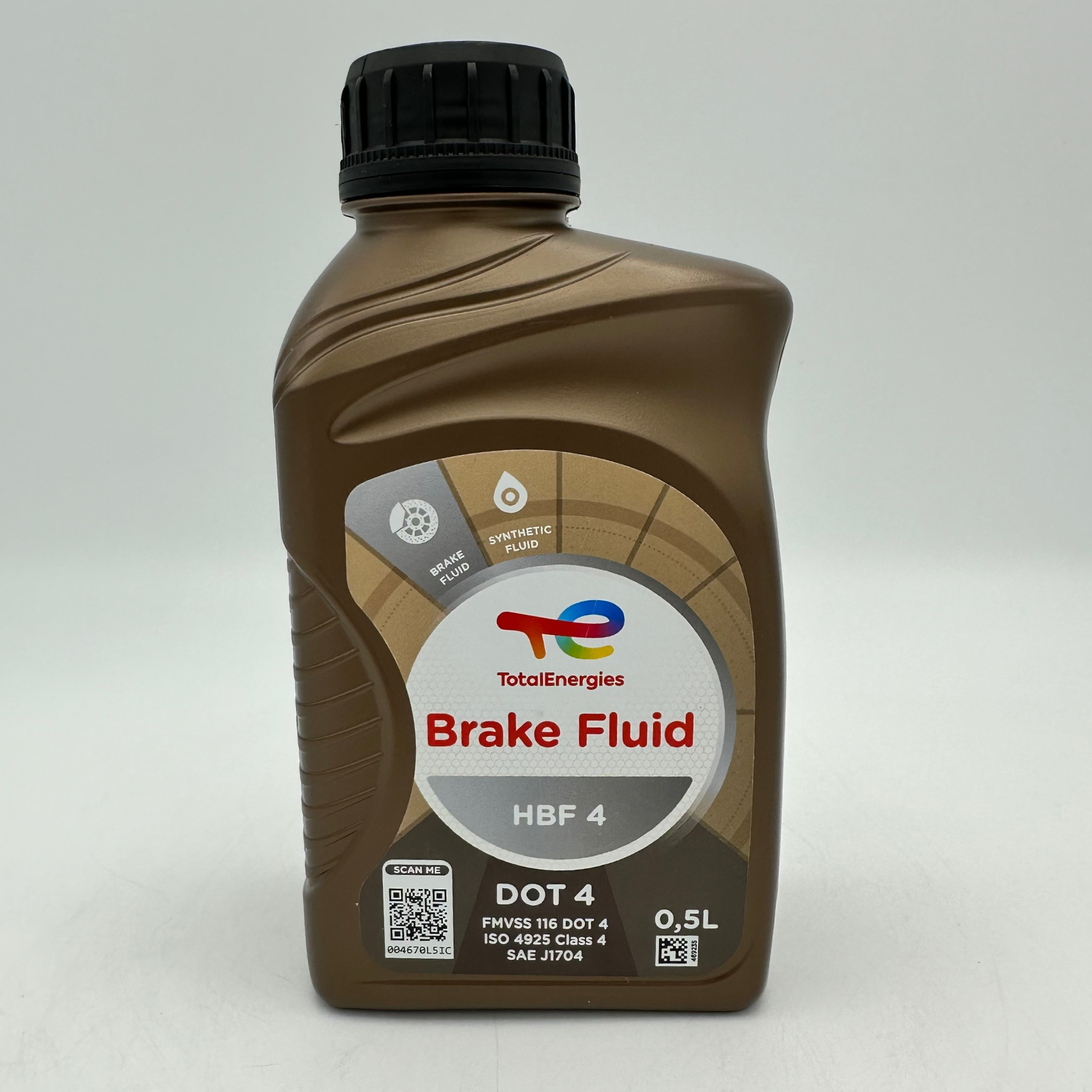 Total HBF 4 DOT 4 Synthetic Brake Fluid/Clutch Fluid - 500ml/0.5 Litre