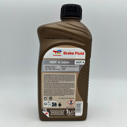 Total HBF 4 OEM+ DOT 4 Synthetic Brake/Clutch Fluid - 1 Litre