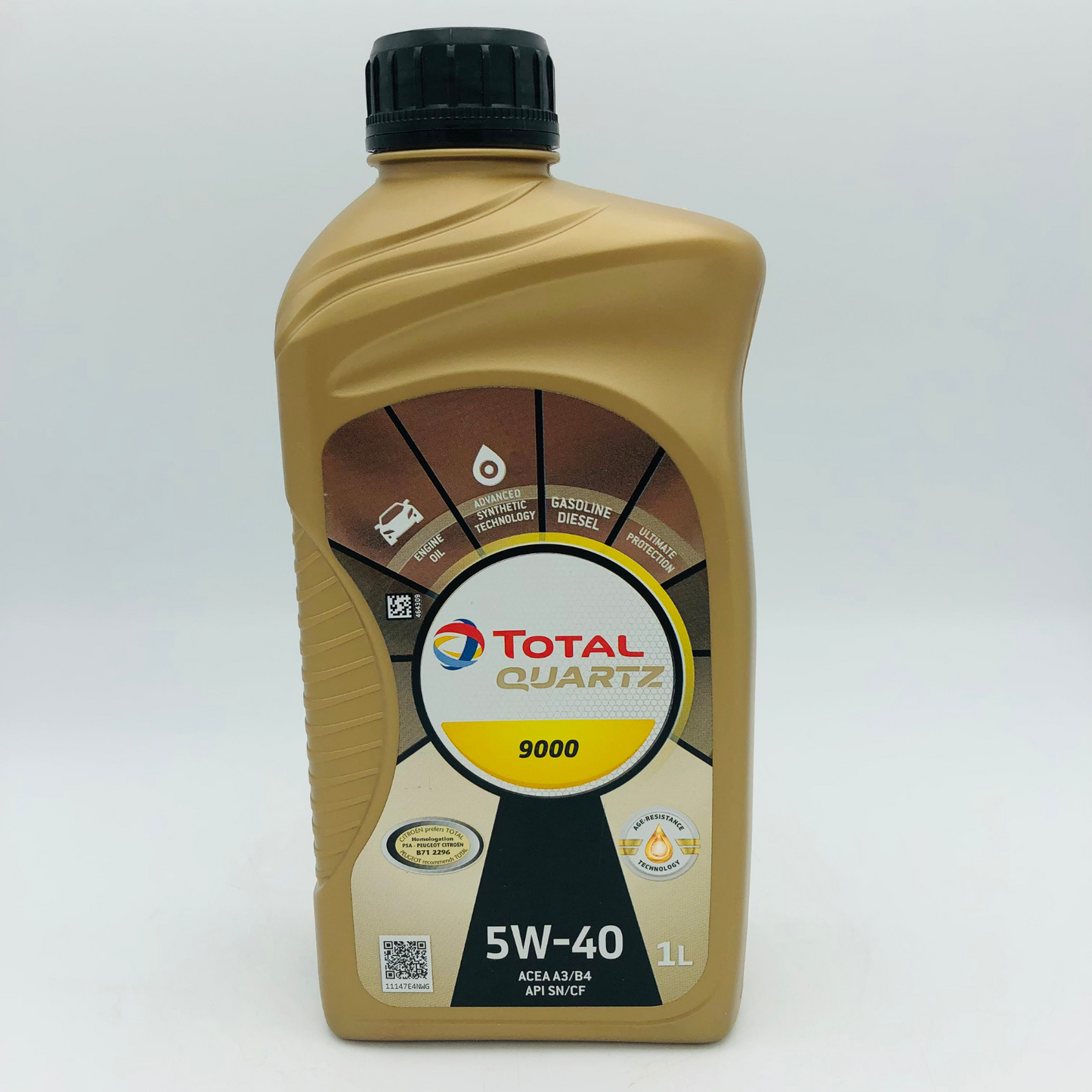 Total Quartz 9000 5W-40 Advanced Synthetic Technology Engine Oil - 1 Litre