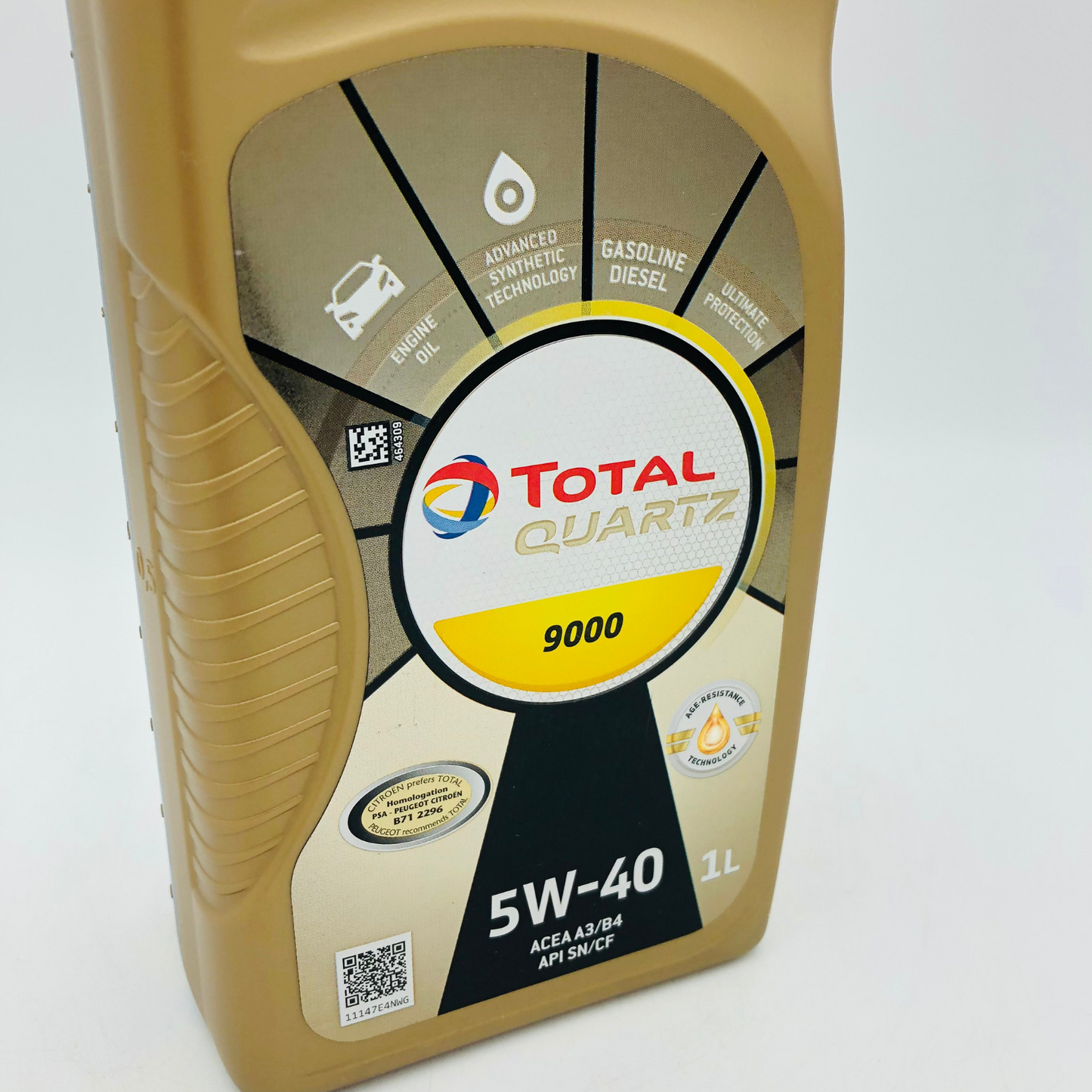 Total Quartz 9000 5W-40 Advanced Synthetic Technology Engine Oil - 1 Litre