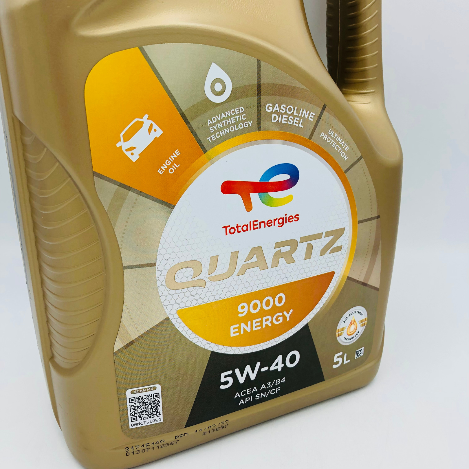 Total Quartz 9000 Energy 5W-40 Engine Oil - 5 Litres