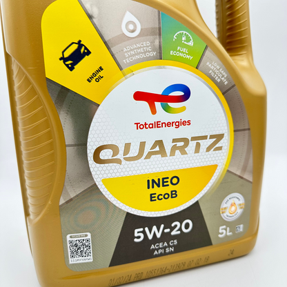 Total Quartz INEO EcoB 5W-20 Synthetic Engine Oil - 5 Litres