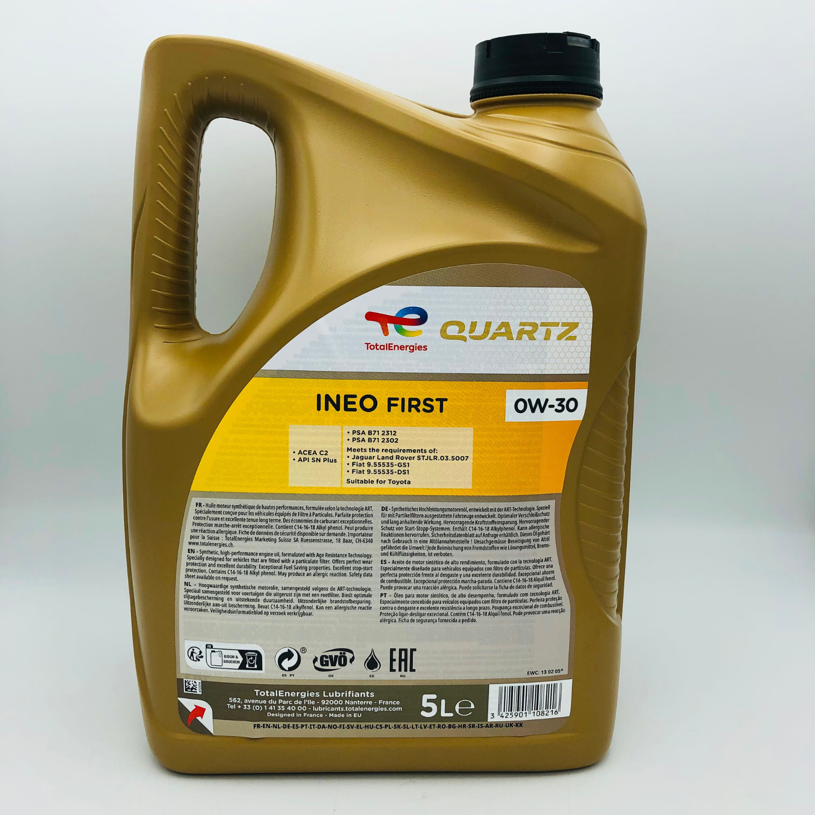Total Quartz INEO First 0W-30 Engine Oil - 5 Litre