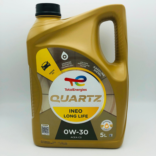 Total Quartz INEO Long Life 0W-30 Synthetic Engine Oil - 5 Litres