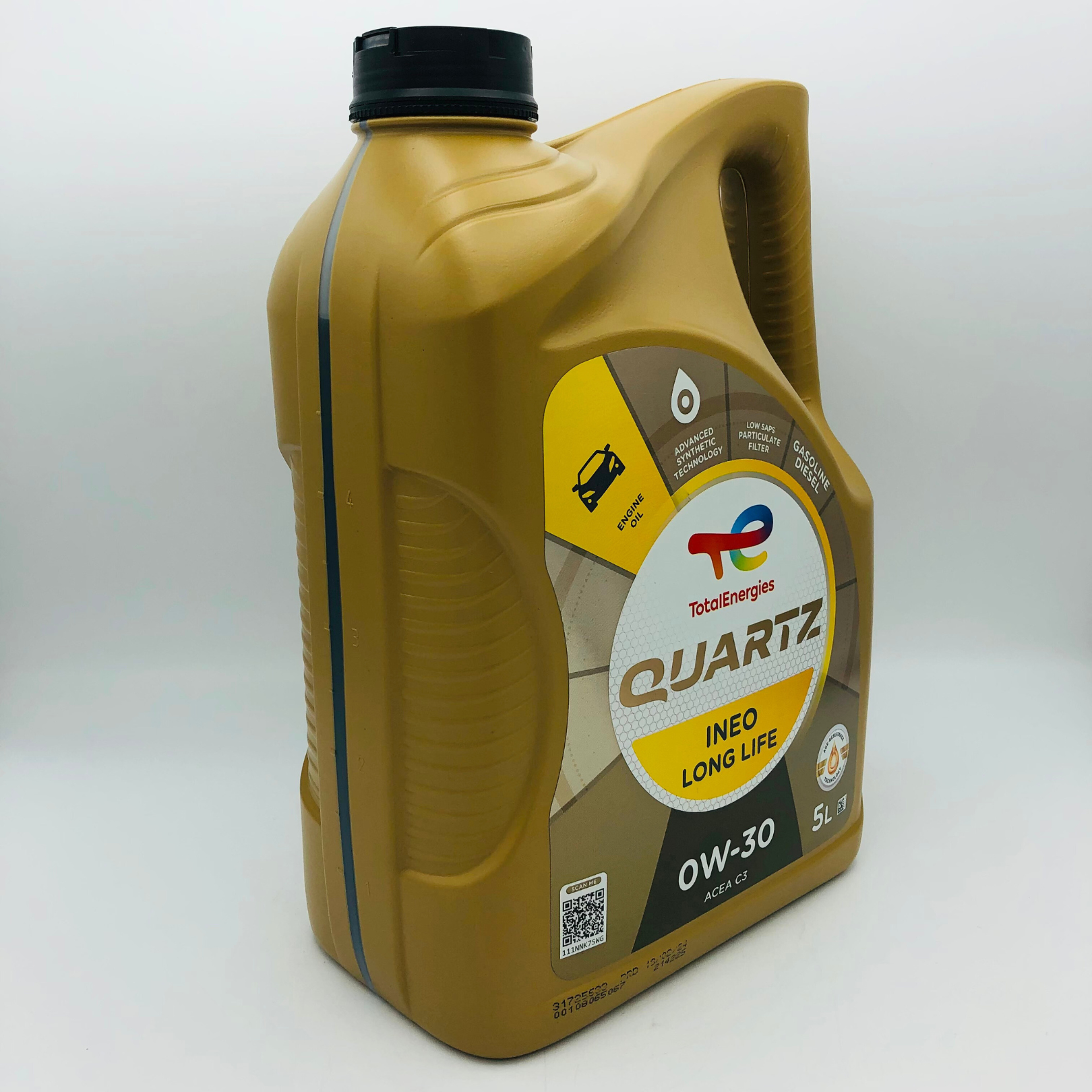 Total Quartz INEO Long Life 0W-30 Synthetic Engine Oil - 5 Litres