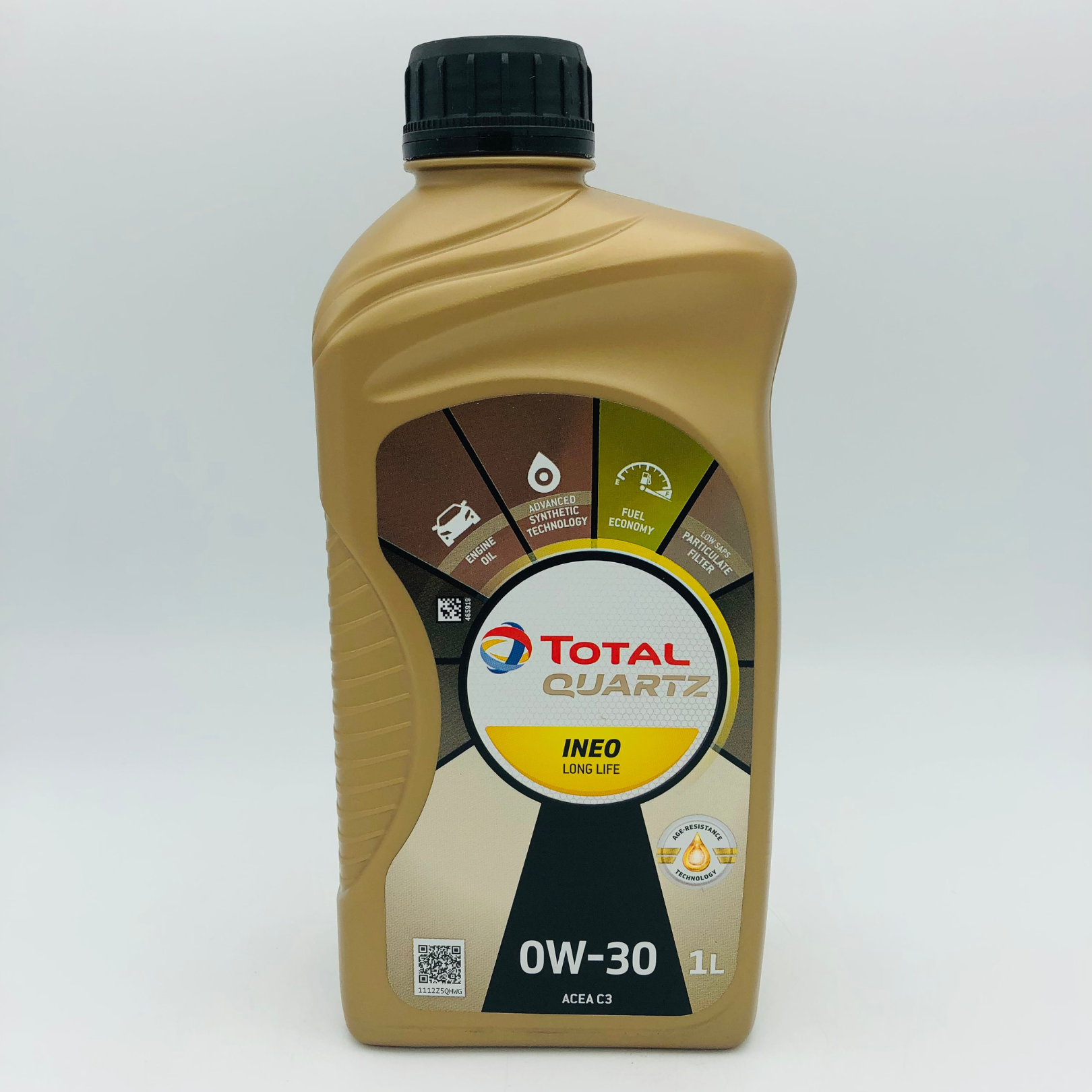 Total Quartz INEO Long Life 0W-30 Synthetic Technology Engine Oil - 1 Litre