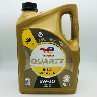 Total Quartz INEO Long Life 5W-30 Synthetic Engine Oil - 5 Litres