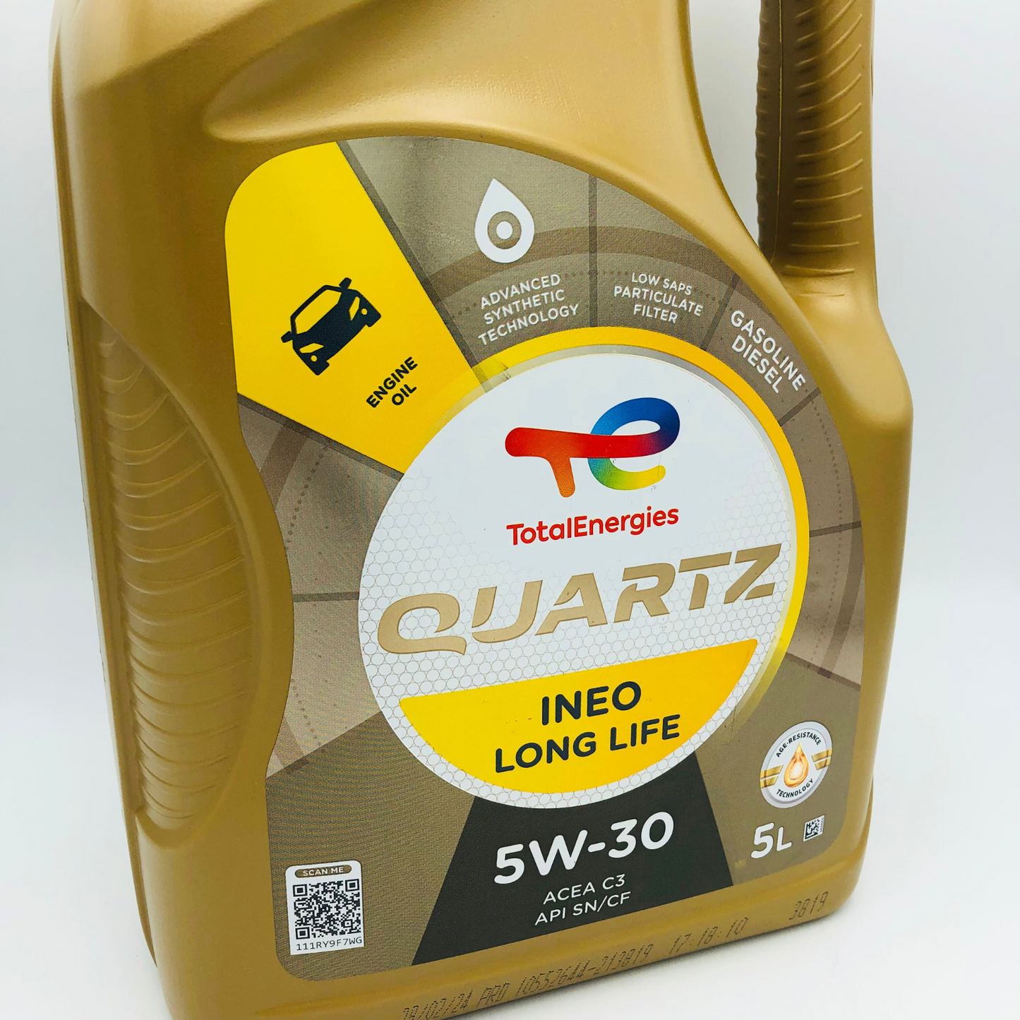 Total Quartz INEO Long Life 5W-30 Synthetic Engine Oil - 5 Litres