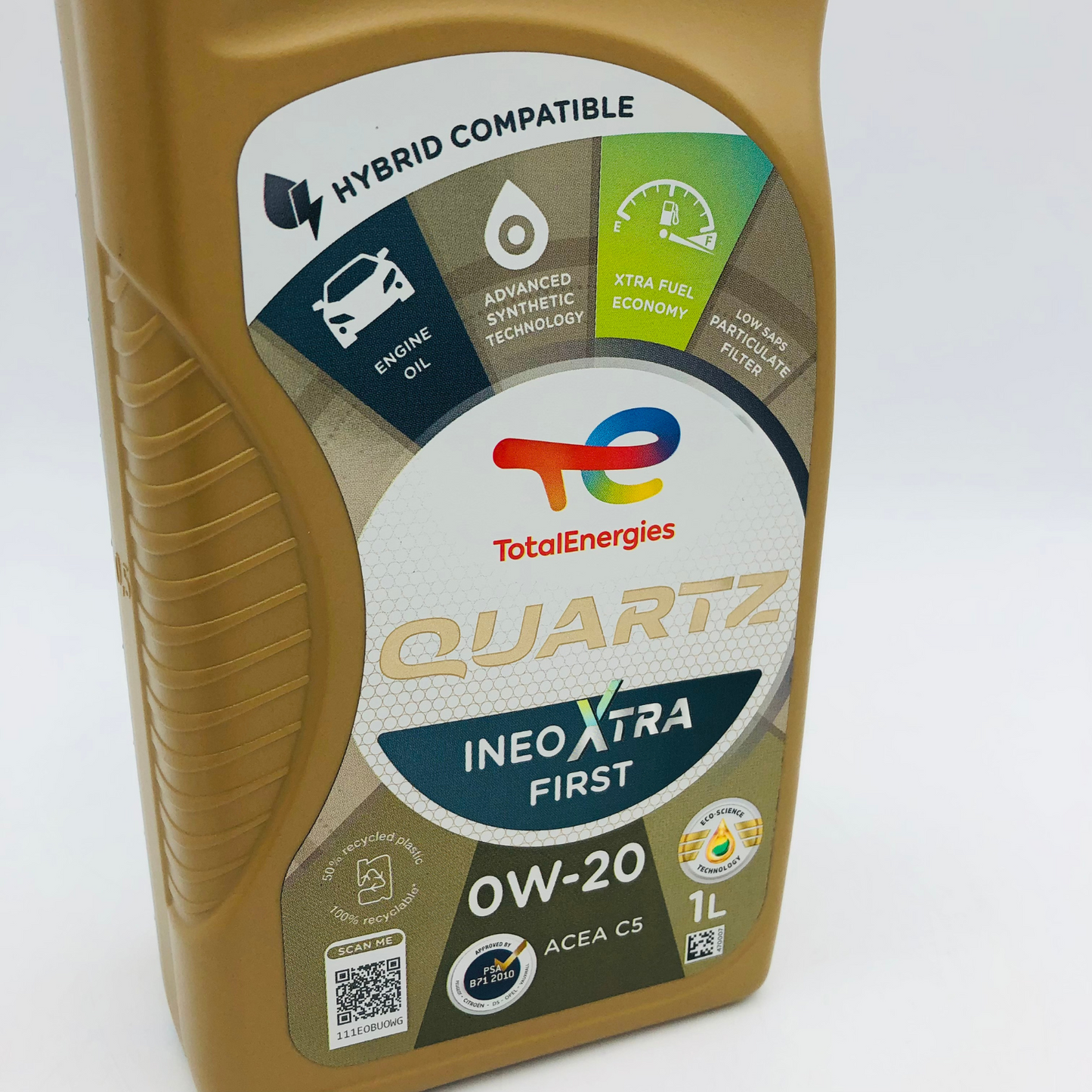 Total Quartz Ineo Xtra First 0W-20 Synthetic Engine Oil - 1 Litre