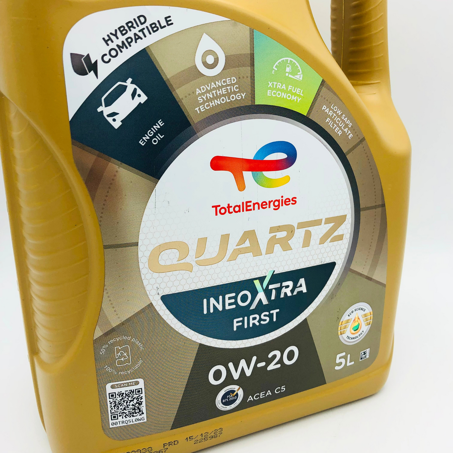 Total Quartz Ineo Xtra First 0W-20 Synthetic Engine Oil - 5 Litres