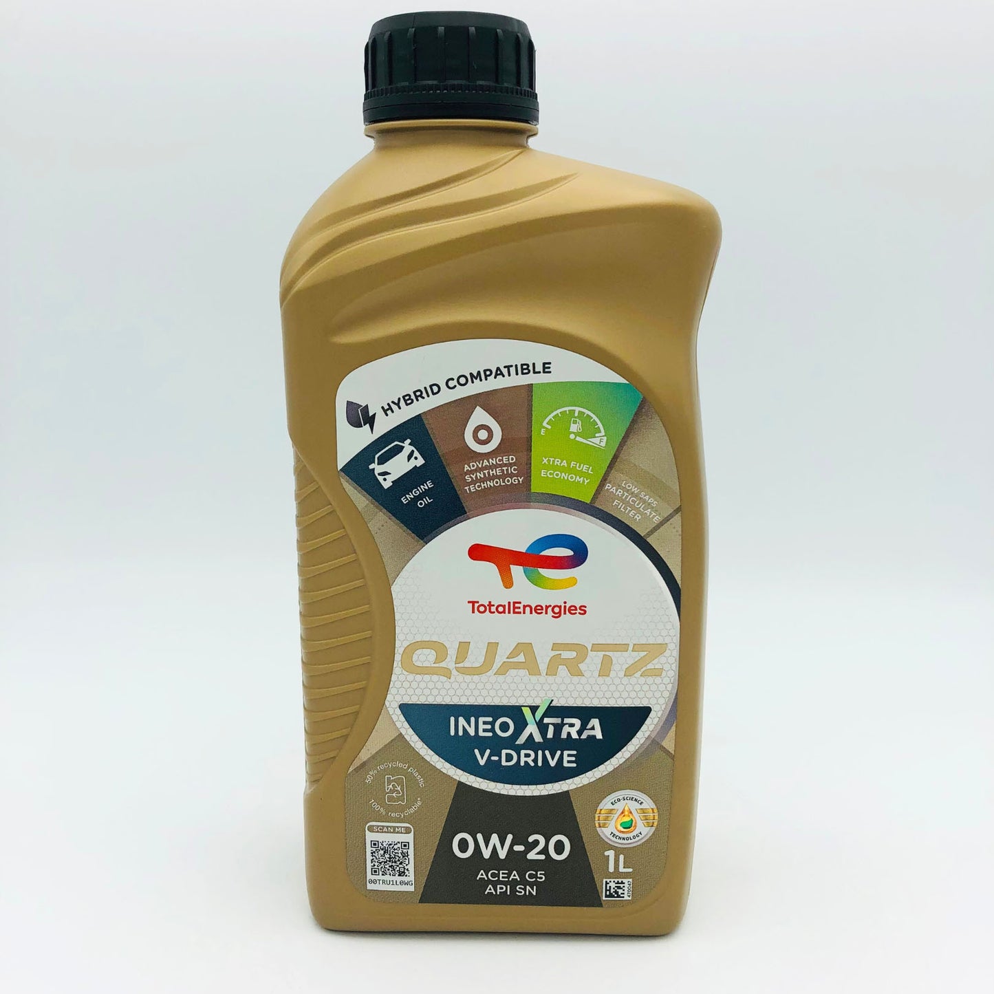 Total Quartz Ineo Xtra V-Drive 0W-20 Volvo Approved Engine Oil - 1 Litre