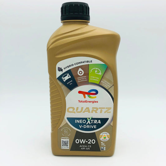 Total Quartz Ineo Xtra V-Drive 0W-20 Volvo Approved Engine Oil - 1 Litre