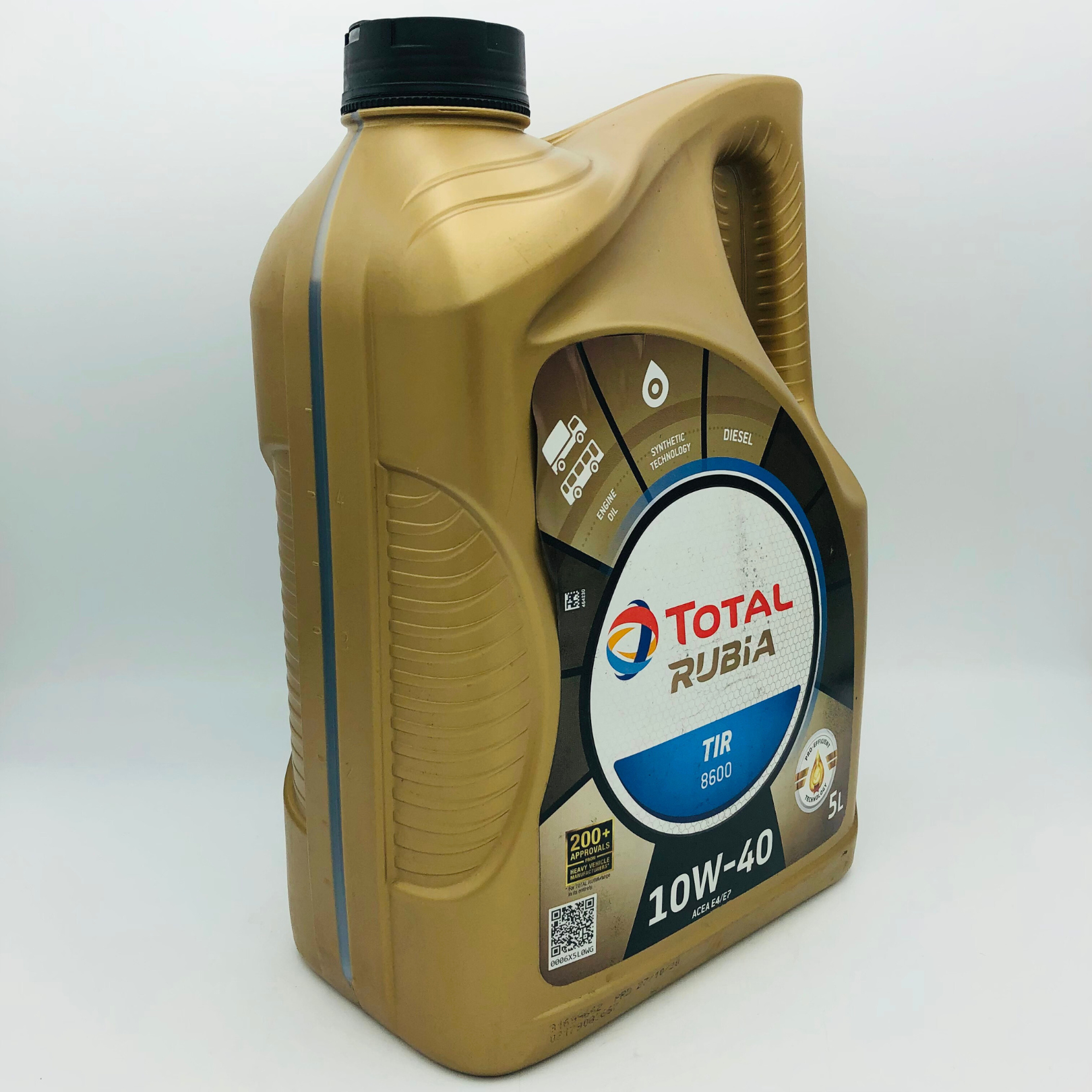 Total Rubia TIR 8600 Synthetic Based 10W-40 Diesel Engine Oil - 5 Litres