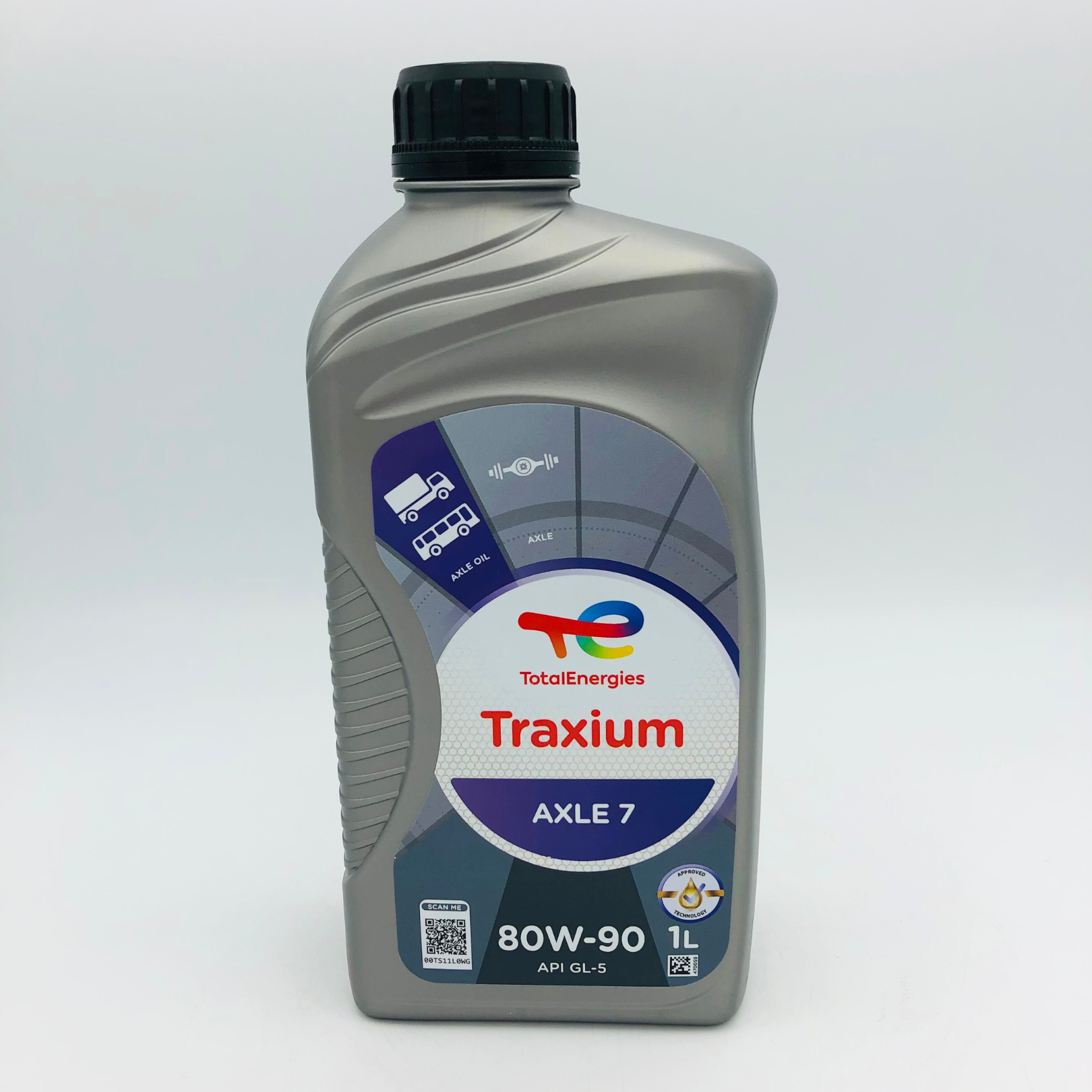 Total Traxium Axle 7 80W-90 Mineral Gear Oil - 1 Litre