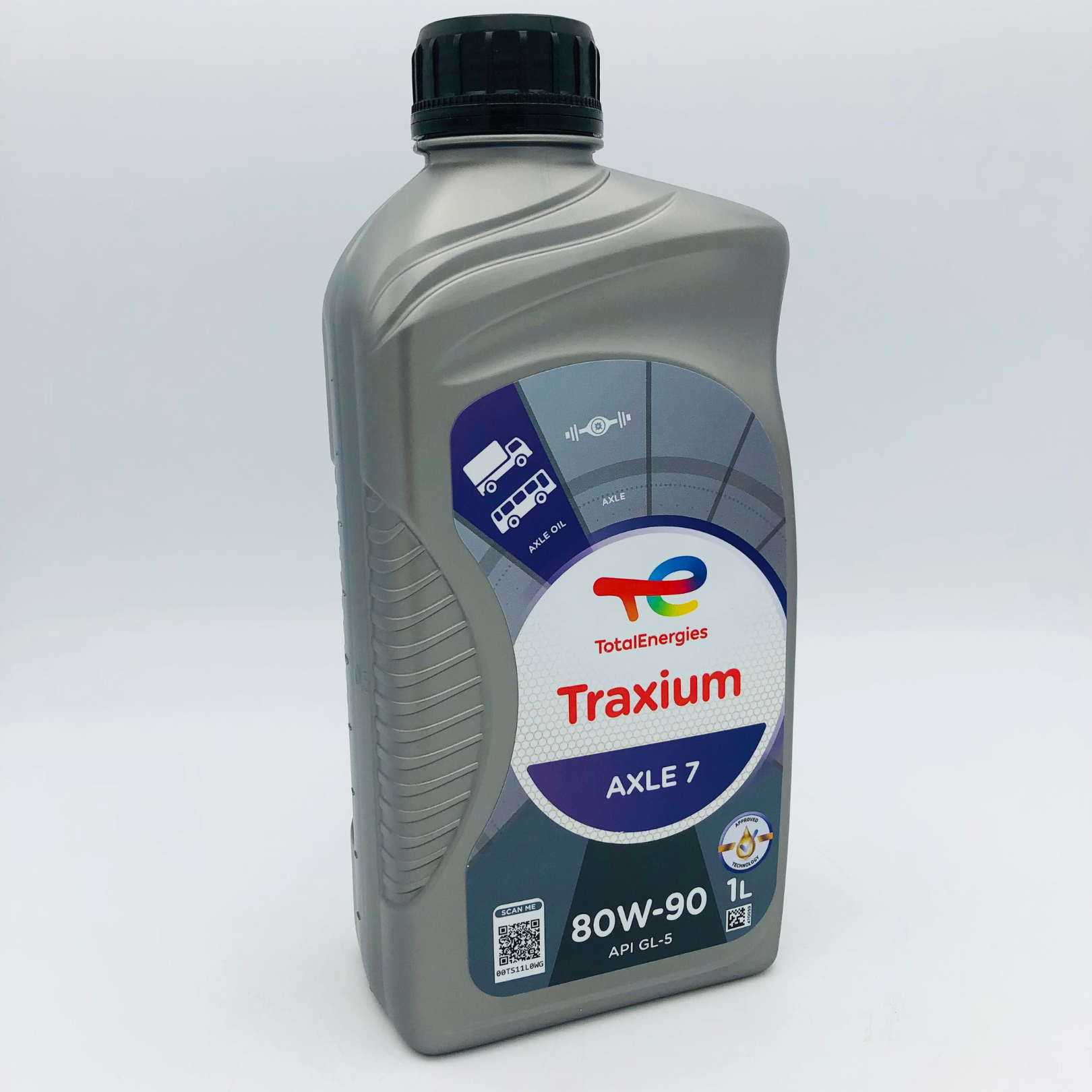 Total Traxium Axle 7 80W-90 Mineral Gear Oil - 1 Litre Image 3