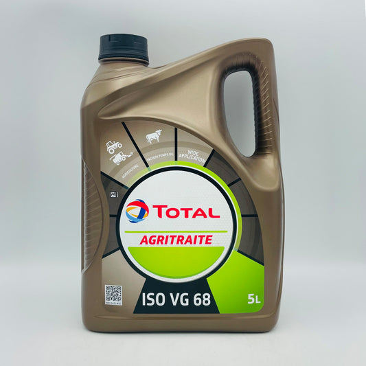 5L TotalEnergies Agritraite ISO VG 68 Oil For Milking Machine Vacuum Pumps - 5 Litres