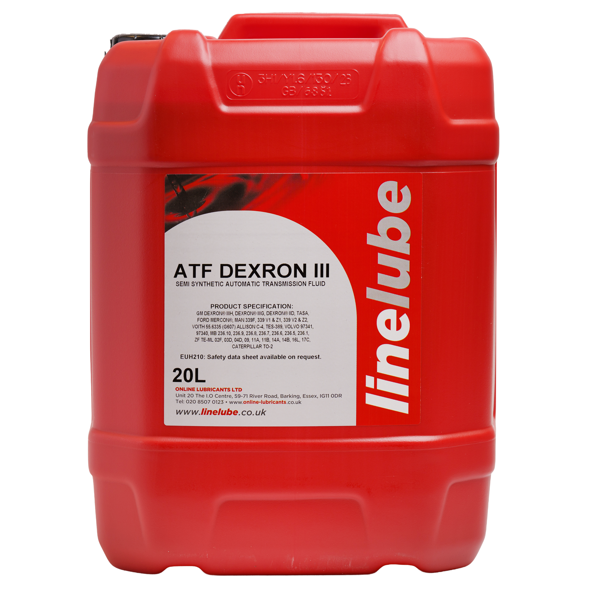 Linelube Dexron 3 Automatic Transmission Fluid ATF - 20 Litres