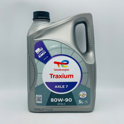 5L TotalEnergies Traxium Axle 7 80W-90 Mineral Gear / Transmission Oil - 5 Litre