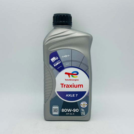1L TotalEnergies Traxium Axle 7 80W-90 Mineral Gear / Transmission Oil - 1 Litre