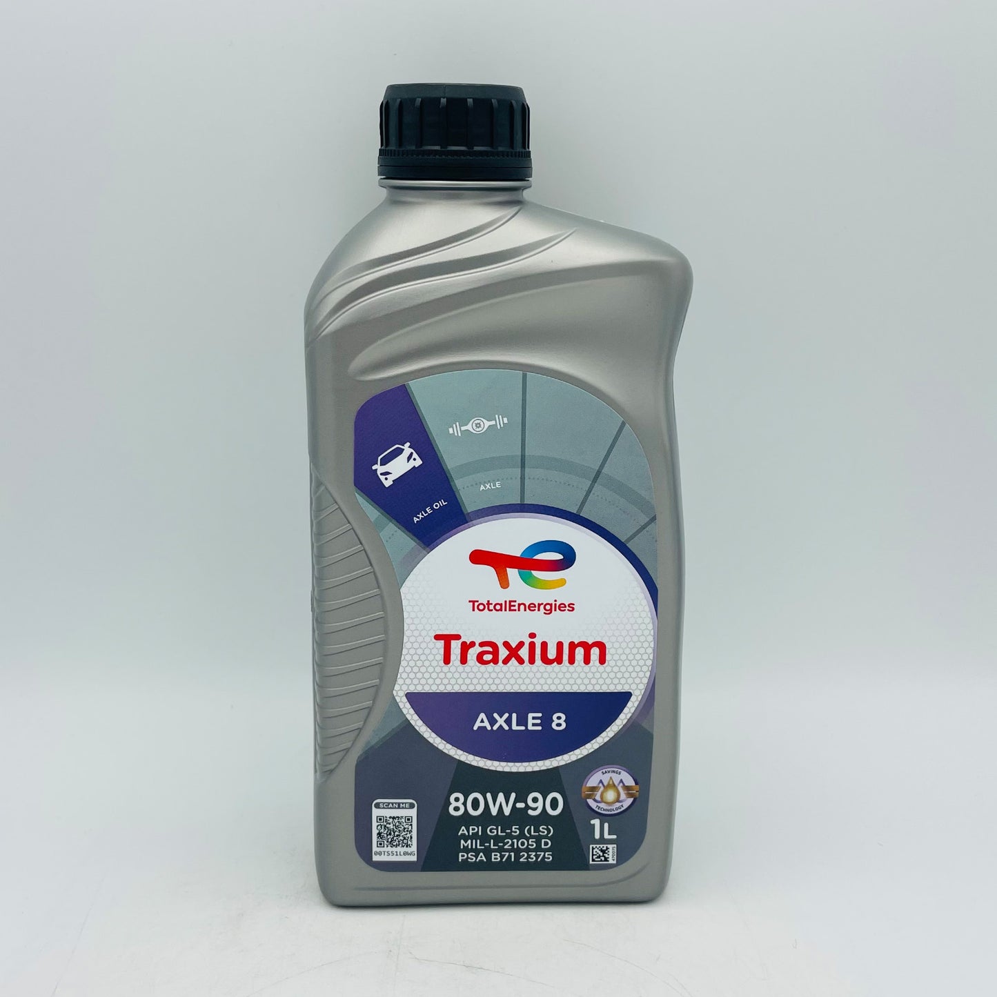 1L TotalEnergies Traxium Axle 8 Mineral Manual Transmission Fluid / Gear Oil 80W-90 - 1 Litre