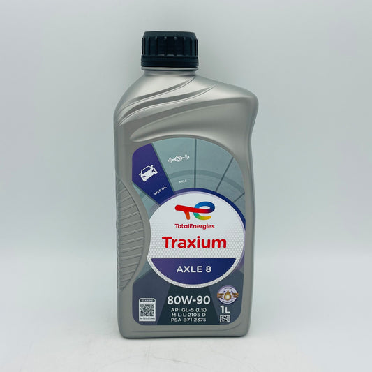 1L TotalEnergies Traxium Axle 8 Mineral Manual Transmission Fluid / Gear Oil 80W-90 - 1 Litre
