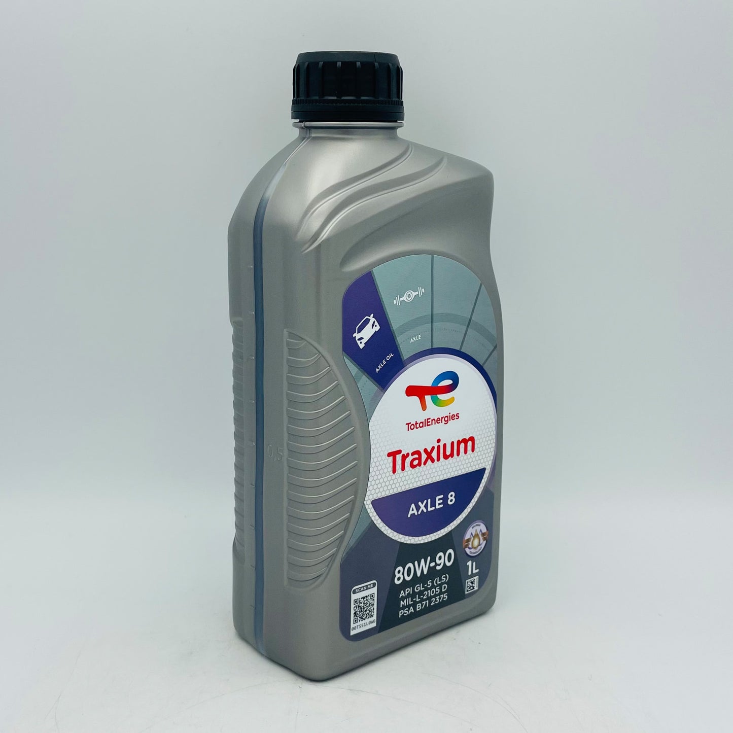 1L TotalEnergies Traxium Axle 8 Mineral Manual Transmission Fluid / Gear Oil 80W-90 - 1 Litre