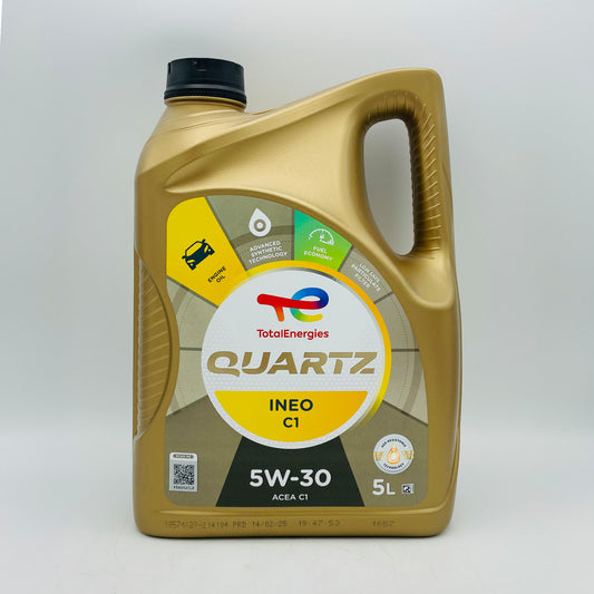 5L TotalEnergies Quartz INEO C1 5W-30 Engine Oil - 5 Litres